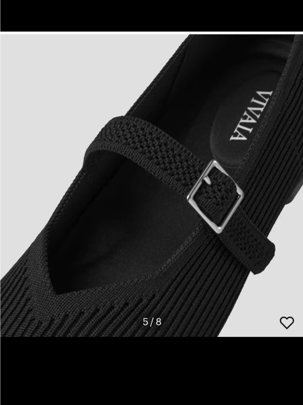 Vivaia Margot Mary Jane in Black size 38 or 7/7.5 - Picture 5 of 12